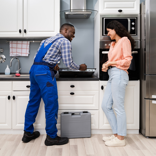 what kind of warranty do you offer on your cooktop repair services in Post Mills Vermont